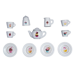 ODS - Poupées - Service à thé en porcelaine Maisonelle - 13 pièces - 3 Ans+ - Jeu créatif