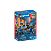 PLAYMOBIL - Bicycle Theft - City Action - Age +4 - Toy Playsets - 72076 - 80772076