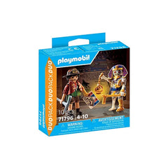 PLAYMOBIL - DuoPack Chasseur de Trésor et Momie - Ensembles de Jeux