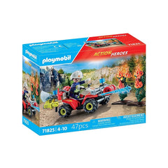 PLAYMOBIL - Quad de pompiers - Jouets - Ensembles de jeu