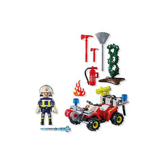 PLAYMOBIL - Quad de pompiers - Jouets - Ensembles de jeu
