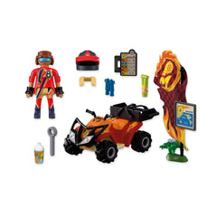 PLAYMOBIL - Quad Tout Terrain - Jeux de Jouets - +4 - Aventure - 72064 - 80772064