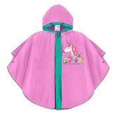 Perletti - Ponchos - Magic Unicorn Rain Poncho - Reflective - 3-6 Yrs - Girls