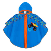 Perletti - Ponchos - Monster Truck Rain Poncho - Reflective - 3-6 Yrs - Safety