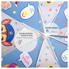 Perletti - Parapluies - Parapluie Paw Patrol - Résistant au vent - 3-6 Ans