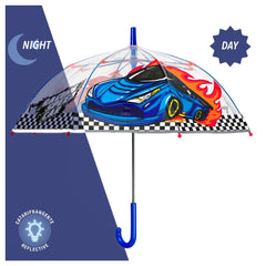 Perletti - Parapluies - Parapluie voiture de course - Antivent - 3-6 Ans