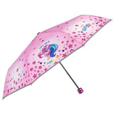 Perletti - Rain Umbrellas - Unicorn Mini Folding Umbrella - 3-6 Yrs - Reflective Safety