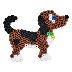 Set de perles à repasser Pet Hama, pack groupé, bleu, 3000 pièces.