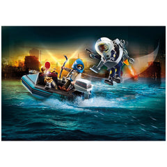 Playmobil City Action Police Jetpack Arrest Of The Art Thief - 70782