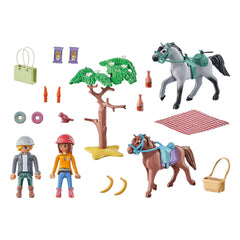 Playmobil Country Horse Riding To The Beach With Amelia And Ben - 71470