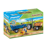 Playmobil Country Tractor With Trailer - 71249