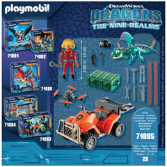 Playmobil Dragons : Les Neuf Royaumes Icaris Quad & Phil - 71085