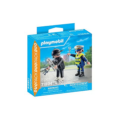 Playmobil - DuoPack - Policier et Cambrioleur - Jeux de construction