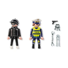 Playmobil - DuoPack - Policier et Cambrioleur - Jeux de construction