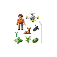 Playmobil - Sauvetage de faons avec drone - Ensembles de jeux pour enfants