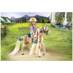 Playmobil Chevaux de la Cascade Ellie avec Cheval - 71639