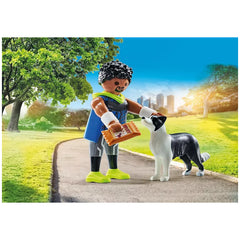 Playmobil - MON UNIVERS Jogger avec Border Collie - Ensembles de jeux