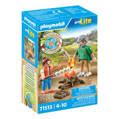 Playmobil Ma Vie Feu de Camp Avec Guimauves - 71513