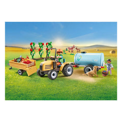 Playmobil Mon Tracteur de Vie avec Remorque et Réservoir d'Eau - 71442