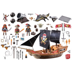 Playmobil Pirates Large Pirate Ship - 71530