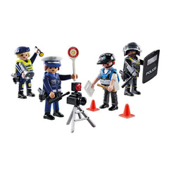 Playmobil - Ensemble de figurines de police - Jeux de jouets