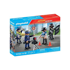 Playmobil - Ensemble de figurines de police - Jeux de jouets