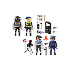 Playmobil - Ensemble de figurines de police - Jeux de jouets