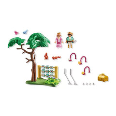Playmobil - Jardin Magique des Princesses avec Jeux Royaux - Ensembles de Jeux