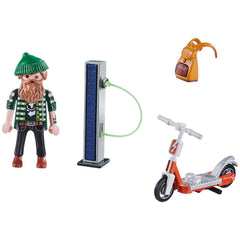 Playmobil Special Plus Hipster avec E-Scooter - 70873