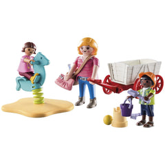 Playmobil Starter Pack Educator With Wagon - 71258