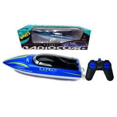 Radiocom - Play Vehicles - Capri Waves RC Speedboat - Blue - 6+ Years - STEM Learning