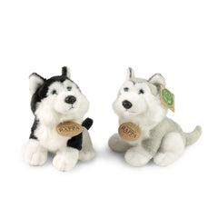 Rappa - Chiens huskies en peluche assortis 16 cm ÉCO-RESPONSABLES - Animaux en peluche