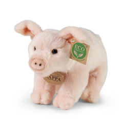 Rappa - Cochon domestique en peluche 20 cm ÉCO-RESPONSABLE - Animaux en peluche
