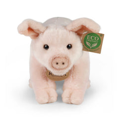 Rappa - Cochon domestique en peluche 20 cm ÉCO-RESPONSABLE - Animaux en peluche