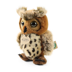 Rappa - Plush owl 20 cm ECO-FRIENDLY - Stuffed Animals