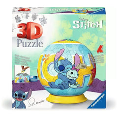 Ravensburger - Ball de Puzzle 3D - Figurines de Jouet Action Disney Stitch