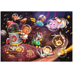 Ravensburger - Animaux dans l'espace - 2x12 pièces - Puzzles
