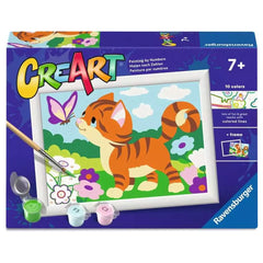 Ravensburger - Loisirs créatifs - Kit de peinture CreArt Chat Curieux - 7 Ans+ - Développement créatif