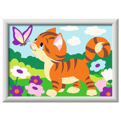 Ravensburger - Loisirs créatifs - Kit de peinture CreArt Chat Curieux - 7 Ans+ - Développement créatif