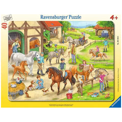 Ravensburger - At The Horse Farm - 40 Pieces - Puzzles