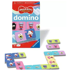 Ravensburger - Jeux de société - Domino Hello Kitty - Jeu de voyage - 3 Ans+ - Éducatif