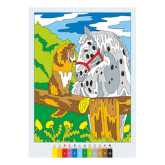 Ravensburger - CreArt - Livre de coloriage créatif - Chevaux - Arts et métiers