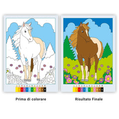 Ravensburger - CreArt - Livre de coloriage créatif - Chevaux doux - Arts et métiers