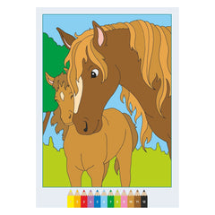 Ravensburger - CreArt - Livre de coloriage créatif - Chevaux doux - Arts et métiers