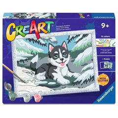 Ravensburger - CreArt - Series D - Joyful Husky - Arts & Crafts - Age +9 - 81023261