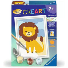 Ravensburger - CreArt Animaux Sauvages Lion - Loisirs Créatifs
