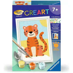 Ravensburger - CreArt Animaux Sauvages Tigre - Loisirs Créatifs