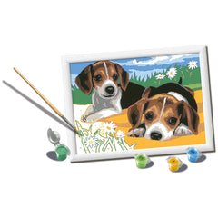 Ravensburger - Creart Chiots Beagle - Peinture par Numéros - Arts et Loisirs