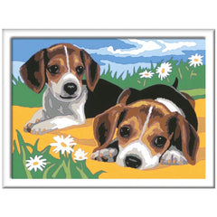 Ravensburger - Creart Chiots Beagle - Peinture par Numéros - Arts et Loisirs