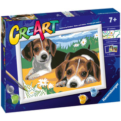 Ravensburger - Creart Chiots Beagle - Peinture par Numéros - Arts et Loisirs